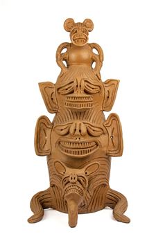 Os Animais Pré-Históricos e os Mostros Defessor (Grande Figura Antropozoomorfa) - Antônio Galdino