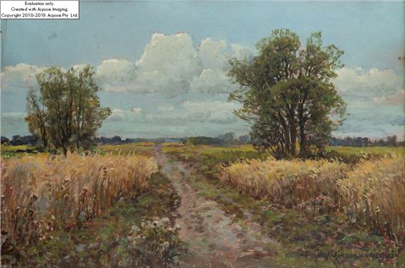 Summer landscape by Wiktor Korecki