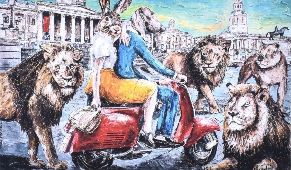 Gillie & Marc Schattner | Even amongst these four lions, dogman ...