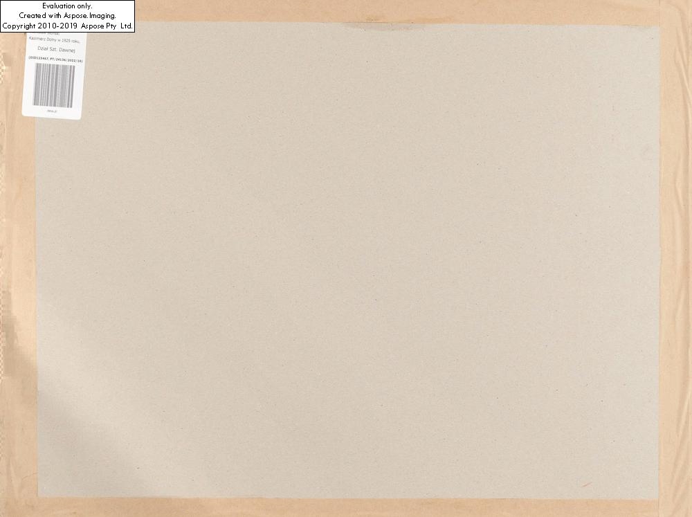 Artwork by Stanisław Błoński, Kazimierz Dolny w 1925, Made of Watercolour, pencil/paper