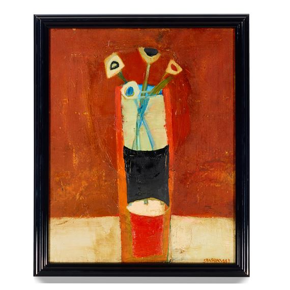 Vase with Flowers by Raimonds Staprans, 60