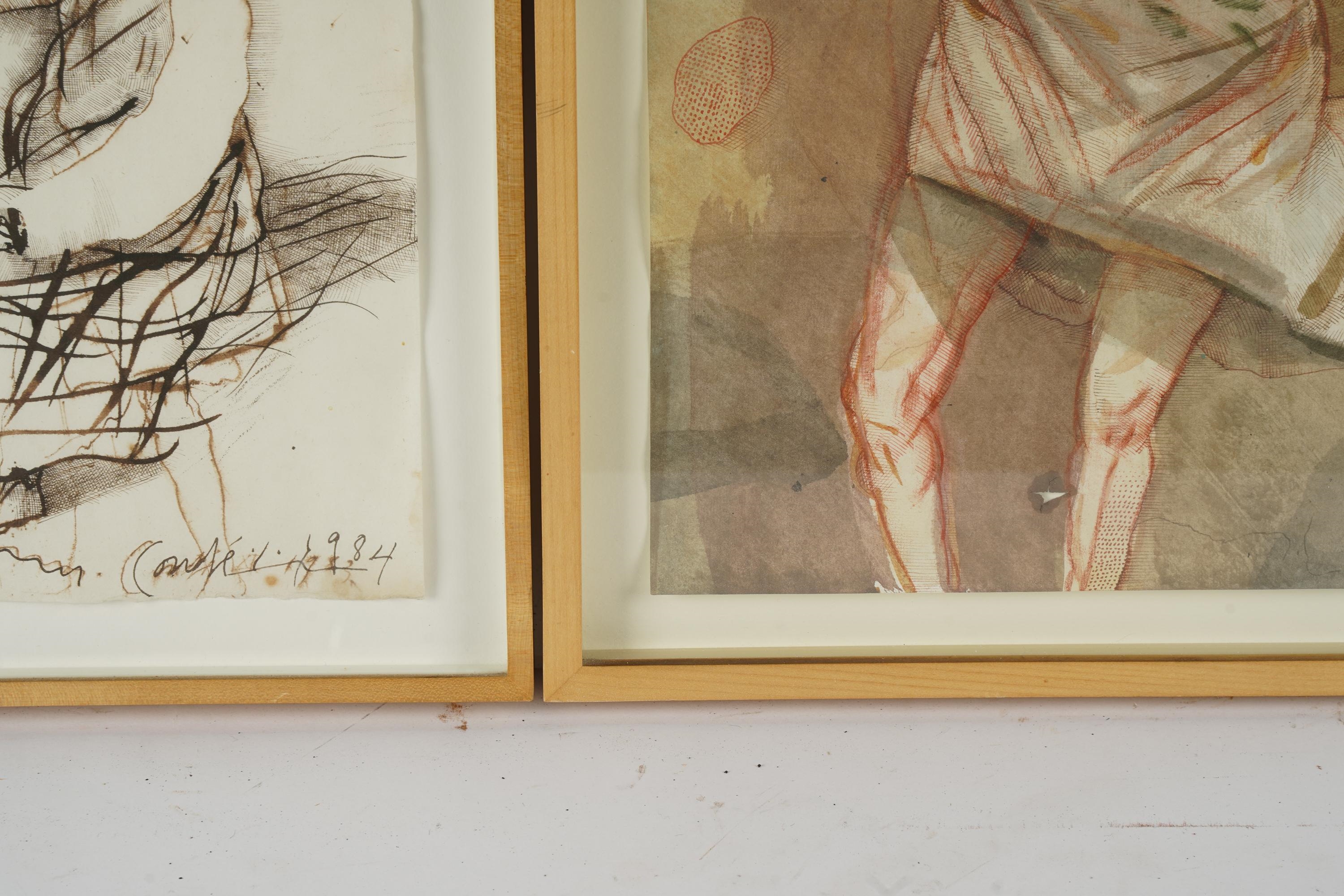 Artwork by Miguel Condé, TWO WORKS, Made of ink on paper