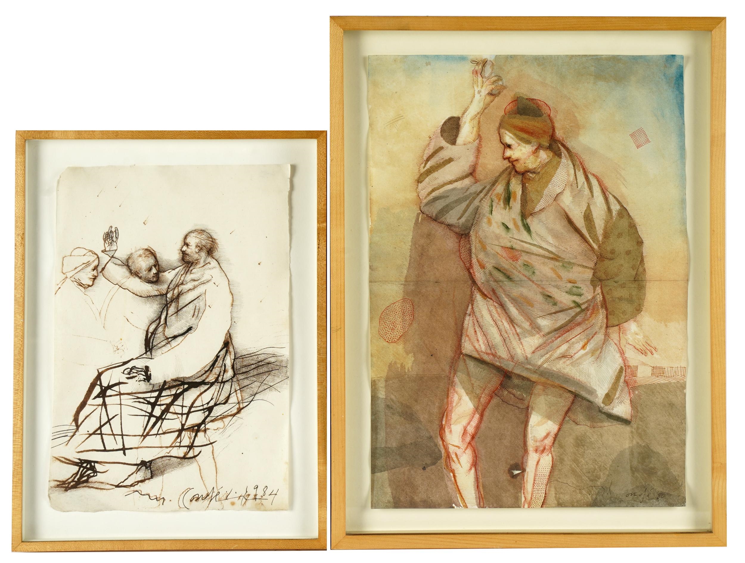 Artwork by Miguel Condé, TWO WORKS, Made of ink on paper