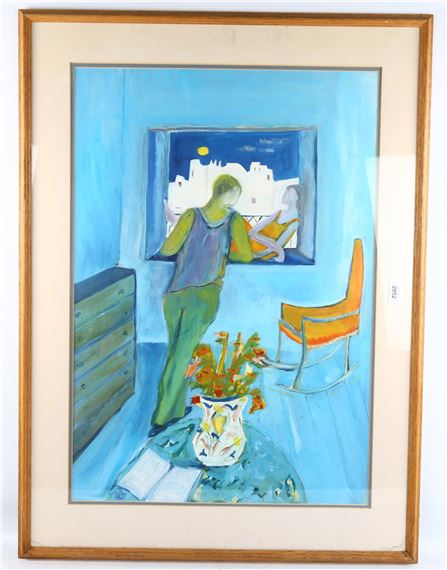 figure at a window - Julia Roddy