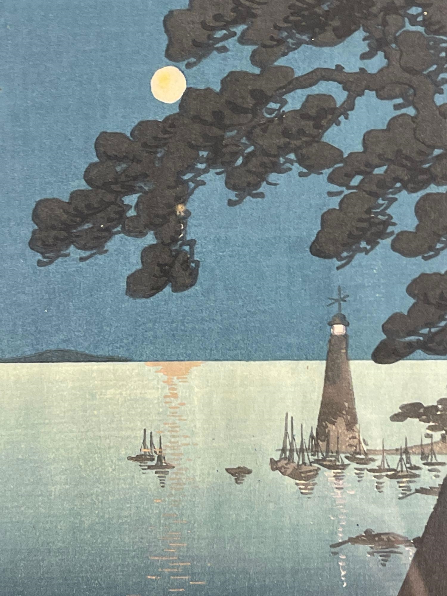 Artwork by Koho Hiroshima, Shrine Gate of Miyajima, Made of prints