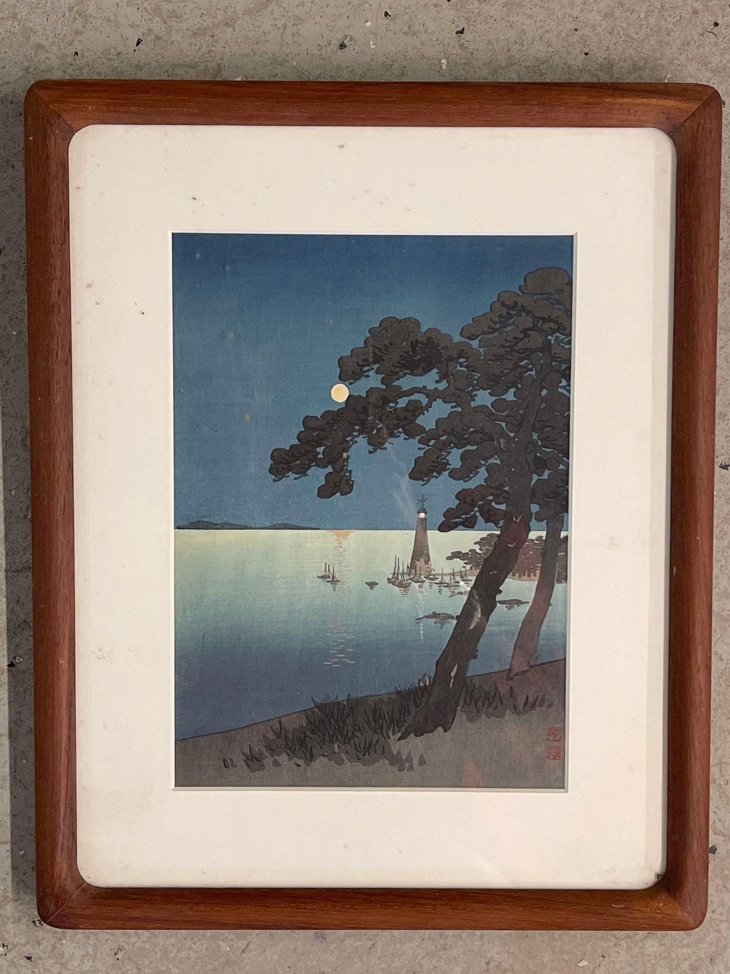 Artwork by Koho Hiroshima, Shrine Gate of Miyajima, Made of prints