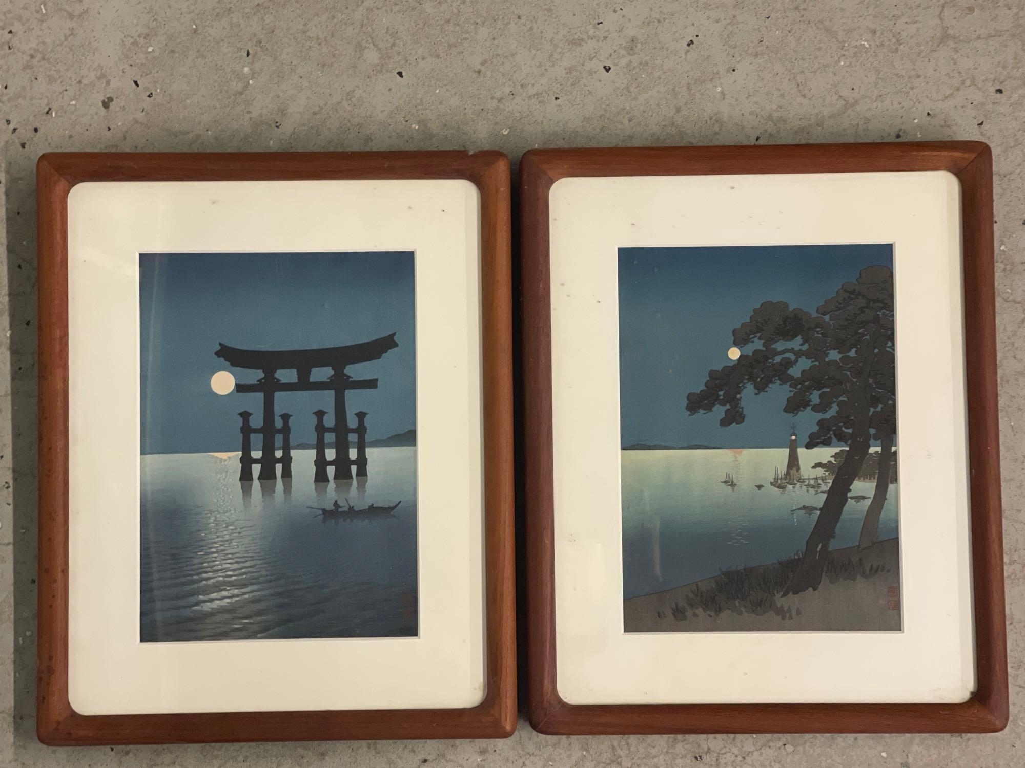Artwork by Koho Hiroshima, Shrine Gate of Miyajima, Made of prints