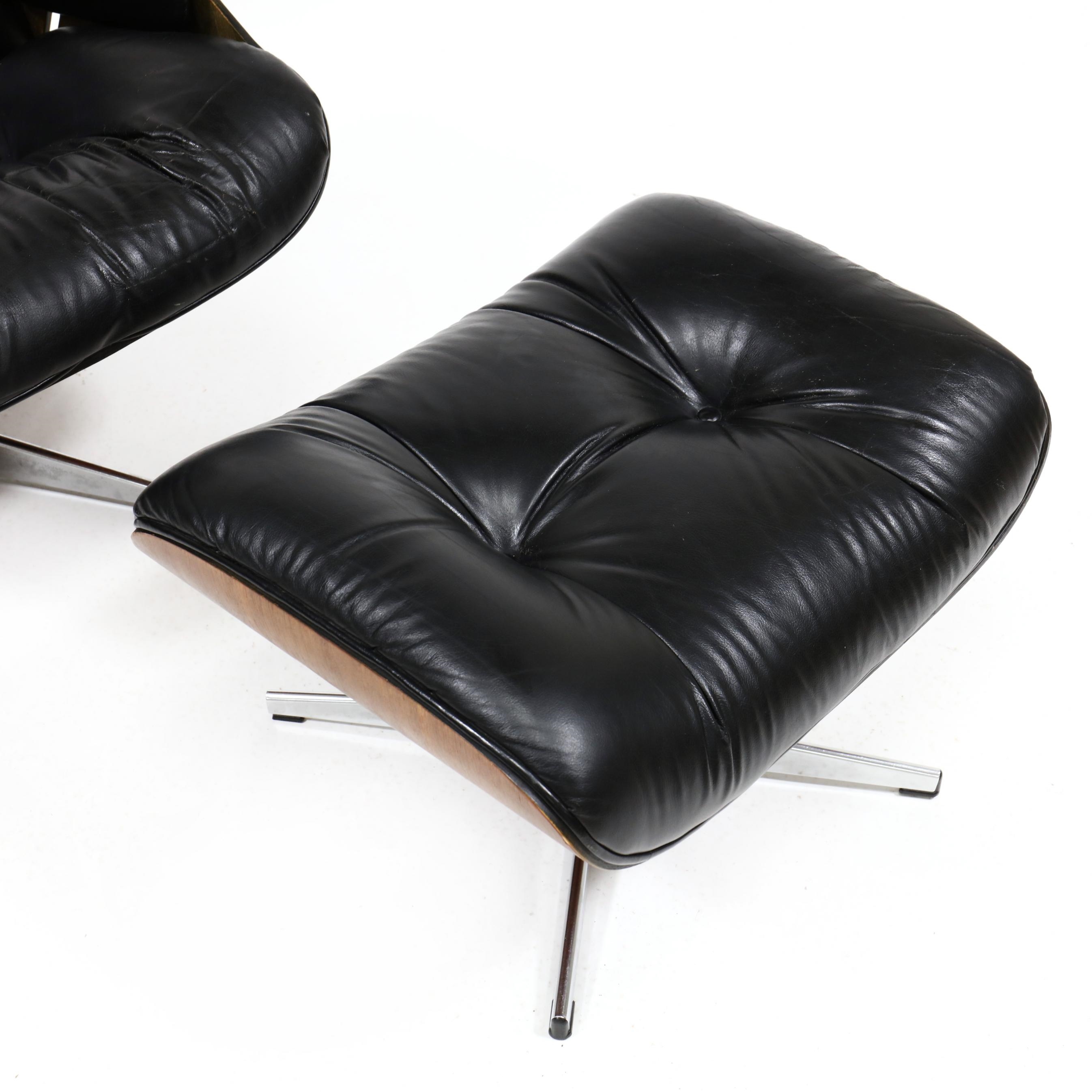 Mulhauser Lounge Chair and Ottoman (Mid 20th Century) MutualArt