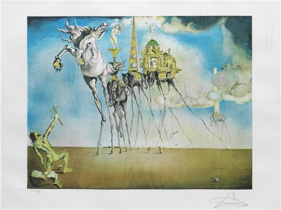 Salvador Dalí La Tentation De Saint Antoinethe Temptation Of St