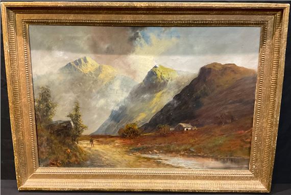 Highland Scene, Dunkeld by W. Richards