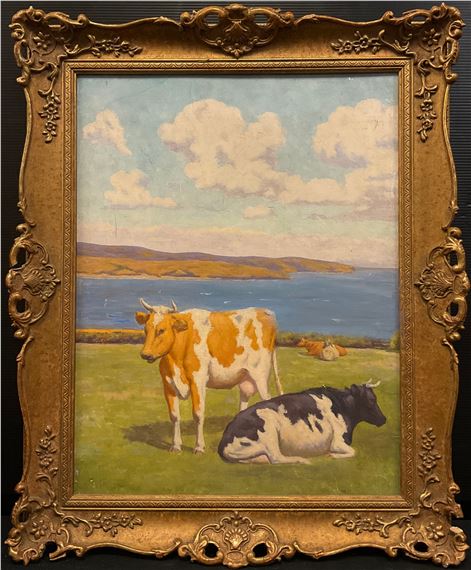 Cattle by the Coast by Arthur Ralph Middleton Todd