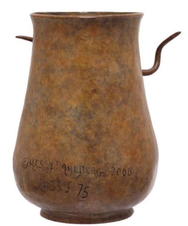 H. Clay Dahlberg Longhorn Vase (2006) MutualArt
