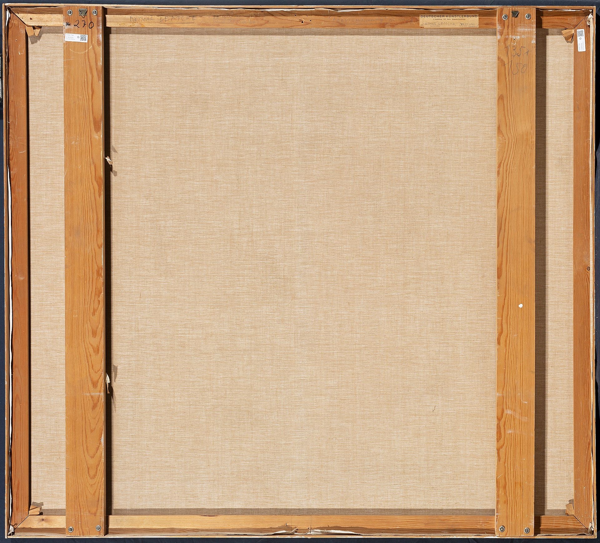 Artwork by Dietmar Lemcke, Ferienlandschaft II, Made of Oil on canvas