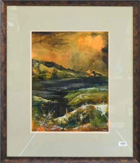 ''Snow storm brewing over Kent Estuary'' by Kate Bentley