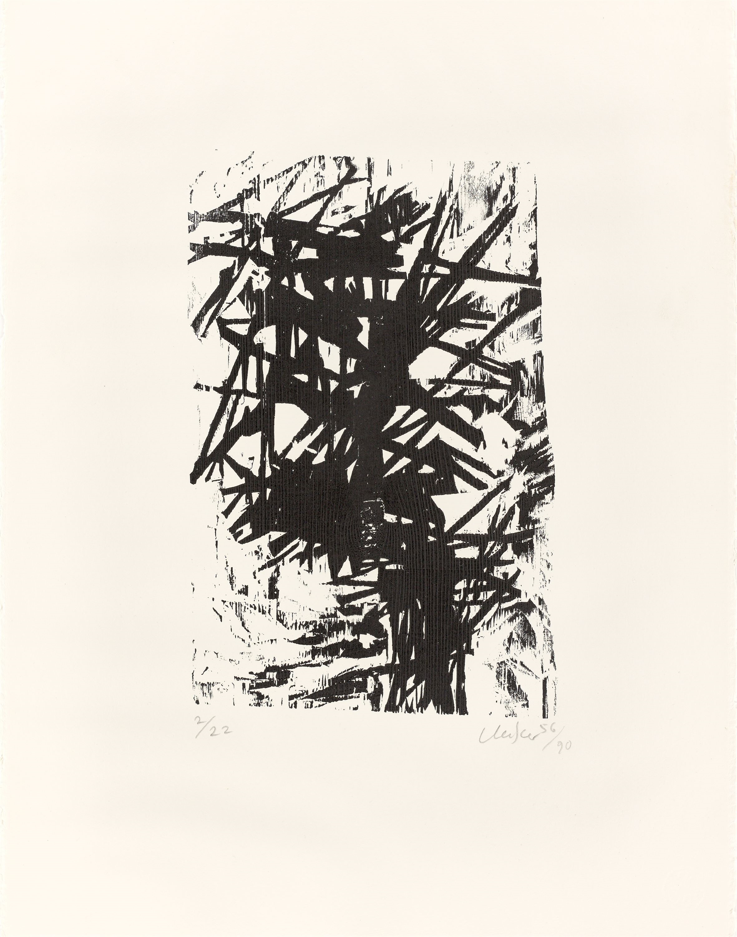 Günther Uecker | Untitled. (1990) | MutualArt