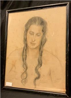 Portrait of a young lady - S. von Gleichen