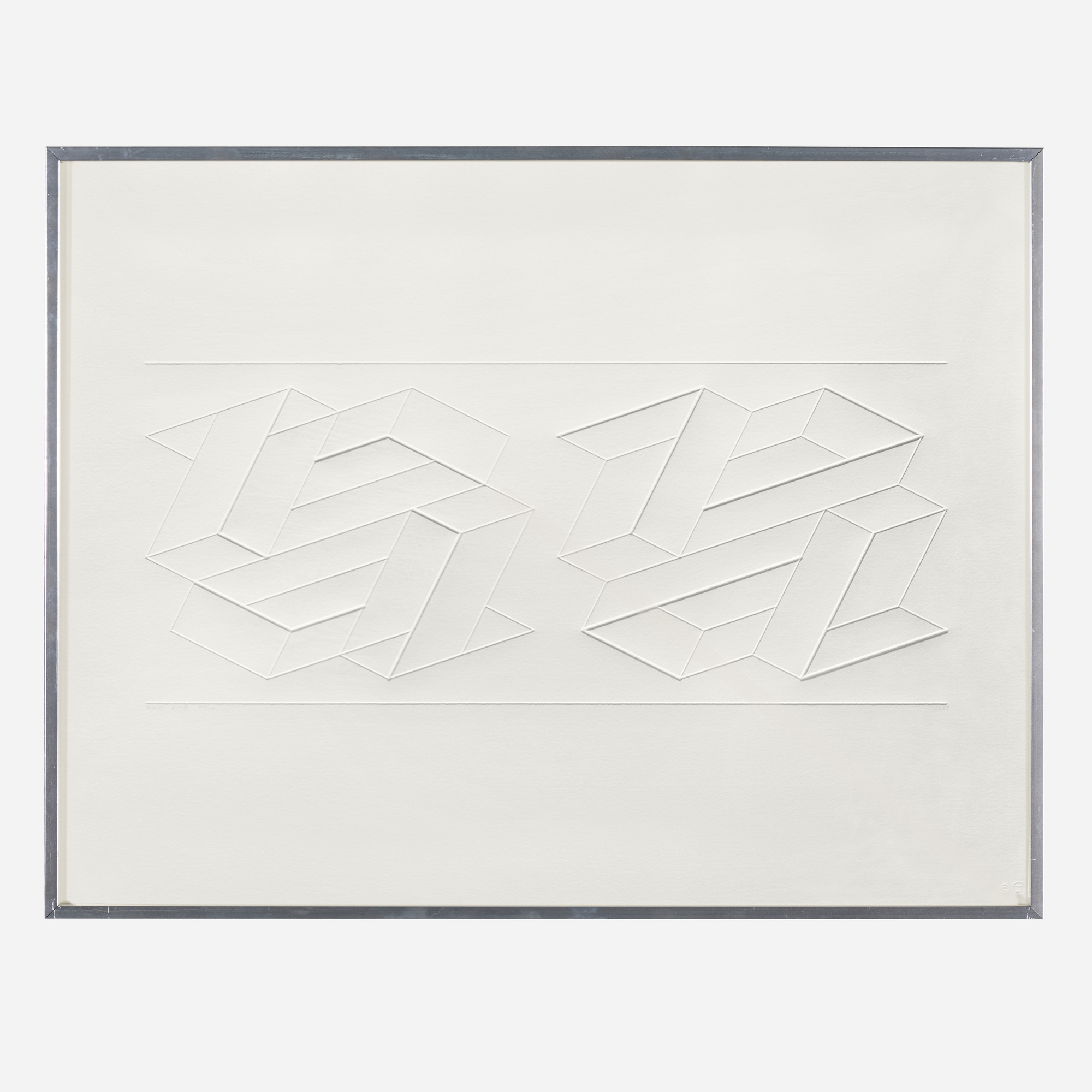 Josef Albers | 2-B (1969) | MutualArt