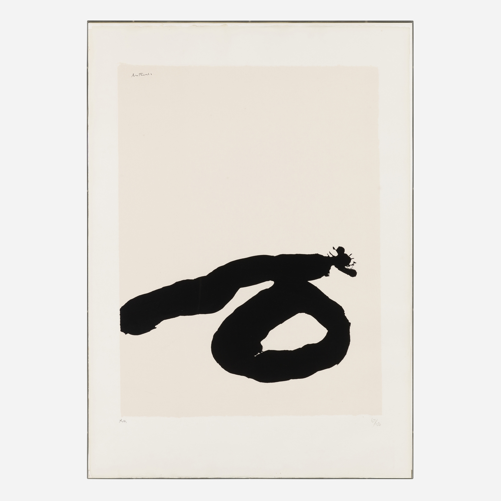 Robert Motherwell Africa Suite 7 (1970) MutualArt