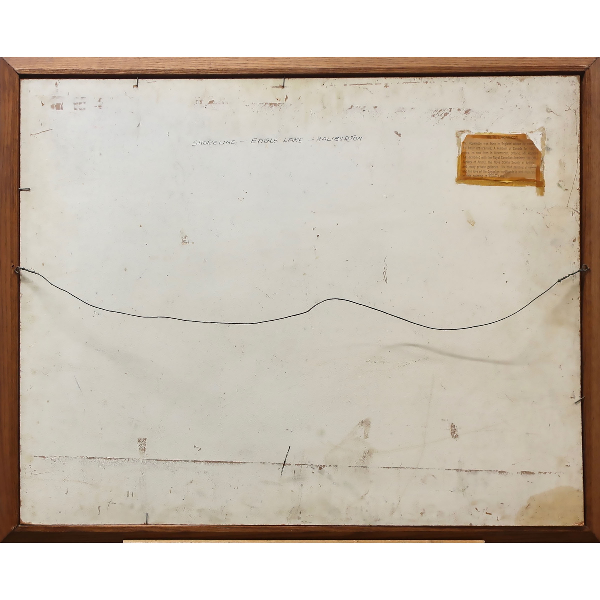 William John Hopkinson SHORELINE EAGLE LAKE HALIBURTON MutualArt