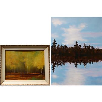 'MYSTIC FOREST" AND "REFLECTIONS" - Carol Shilling