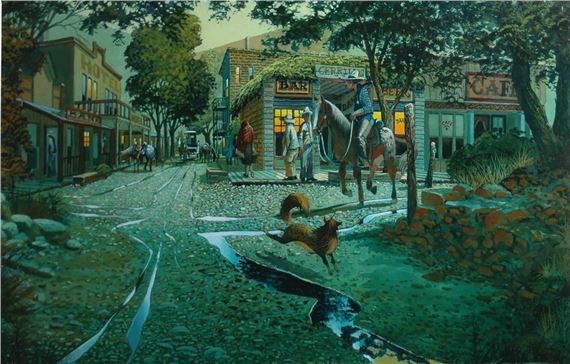 Ken R. Watson | Santa Fe Night | MutualArt