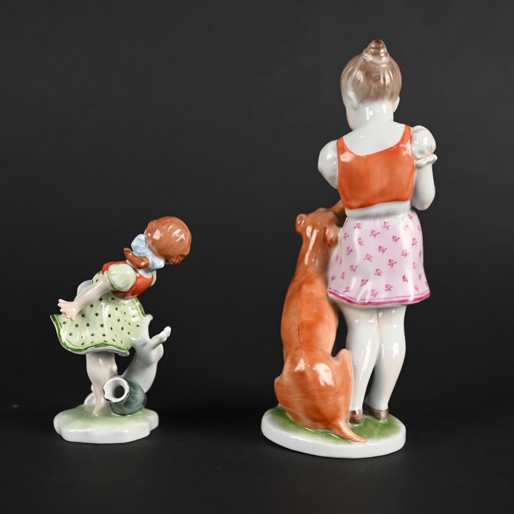 Herend Porcelain Factory CHILD FIGURINES MutualArt