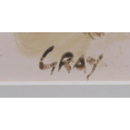 Artwork by Douglas Gray, EDINBURGH FROM THE KILN ROCKS, KINGHORN, Made of Mixed media on paper