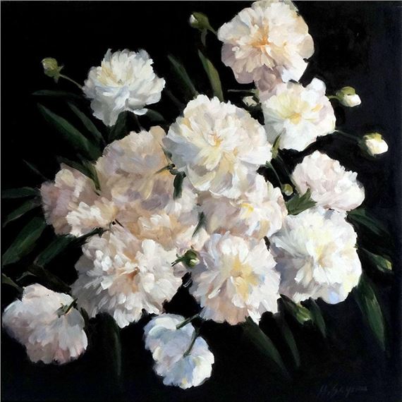 Untitled - White Bouquet by Heather Sayeau