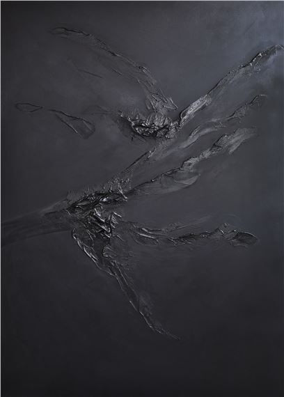 Black divine universe by Alicja Domańska, 2022