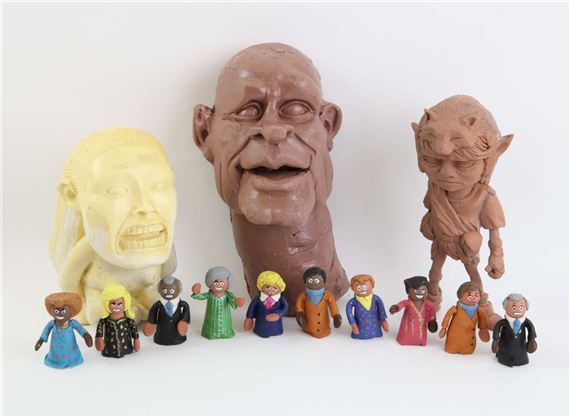 Phil Eason | Collection of small puppets | MutualArt