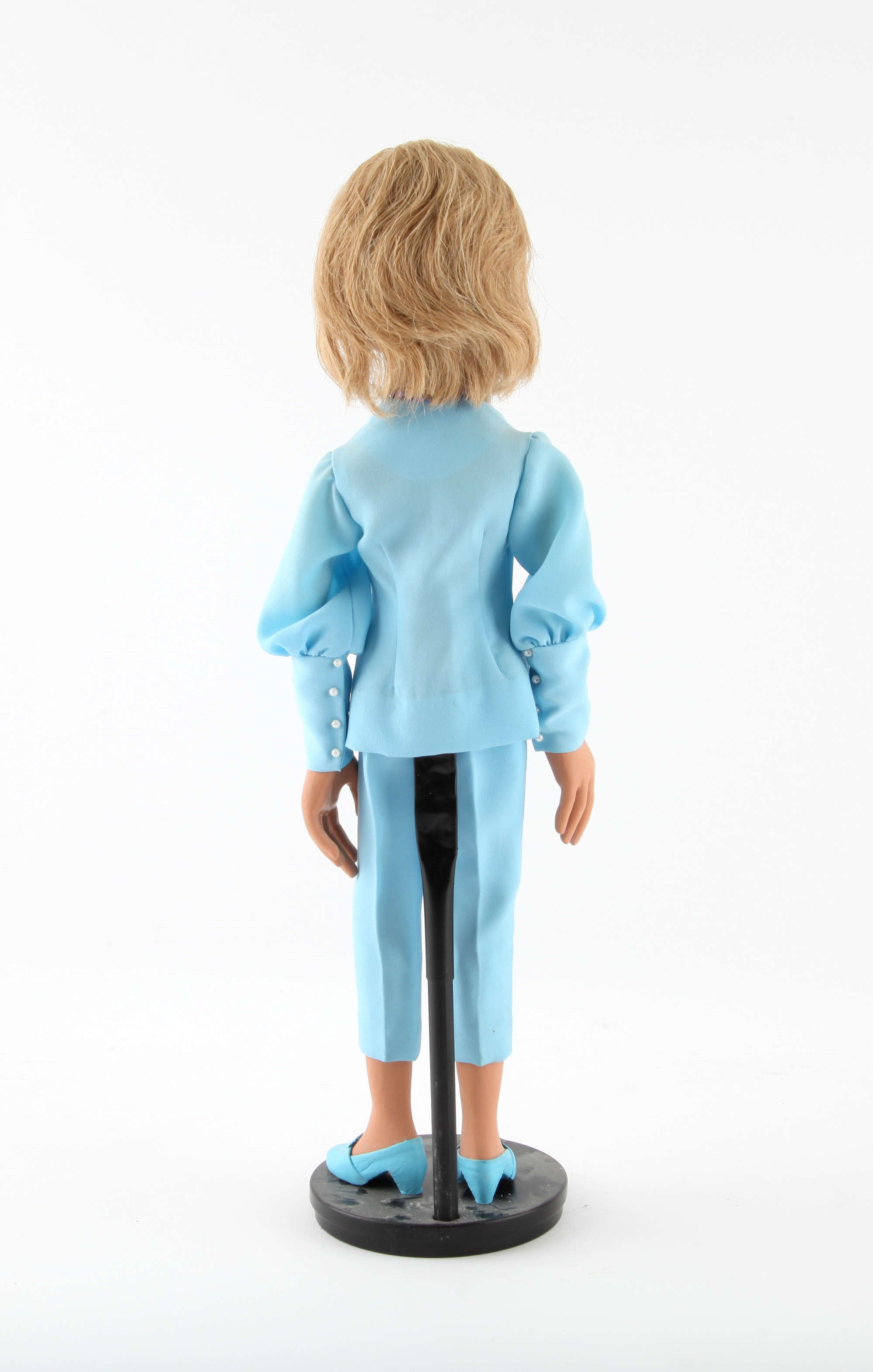 Phil Eason | Lady Penelope puppet on wooden stand | MutualArt