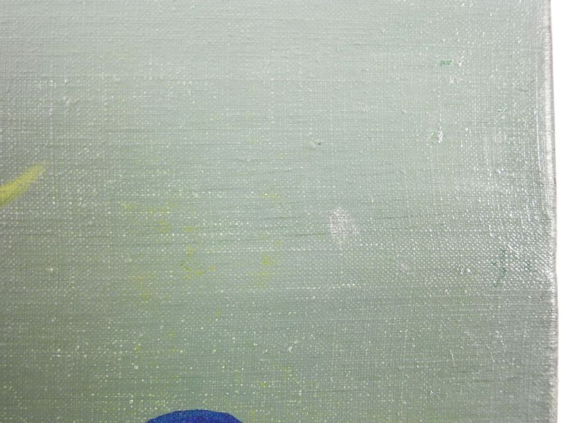 Spiro Surrealist landscape with floral composition MutualArt