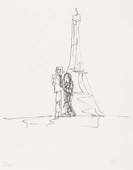 Eiffel Tower from BAG ONE by John Lennon, 1988