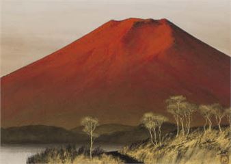 Red Mt. Fuji - Misao Yokoyama