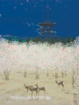 Artwork by Seiji Yoshimura, Spring glory, Made of ink and color on paper