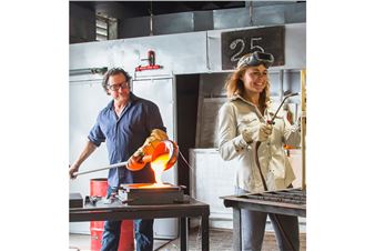 Octavia Art Gallery Exhibits  the Sculptural Works by Erica Larkin Gaudet & Mitchell Gaudet