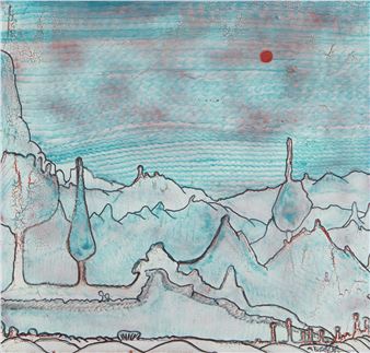 Winter landscape - Jean Pierre von Baksa