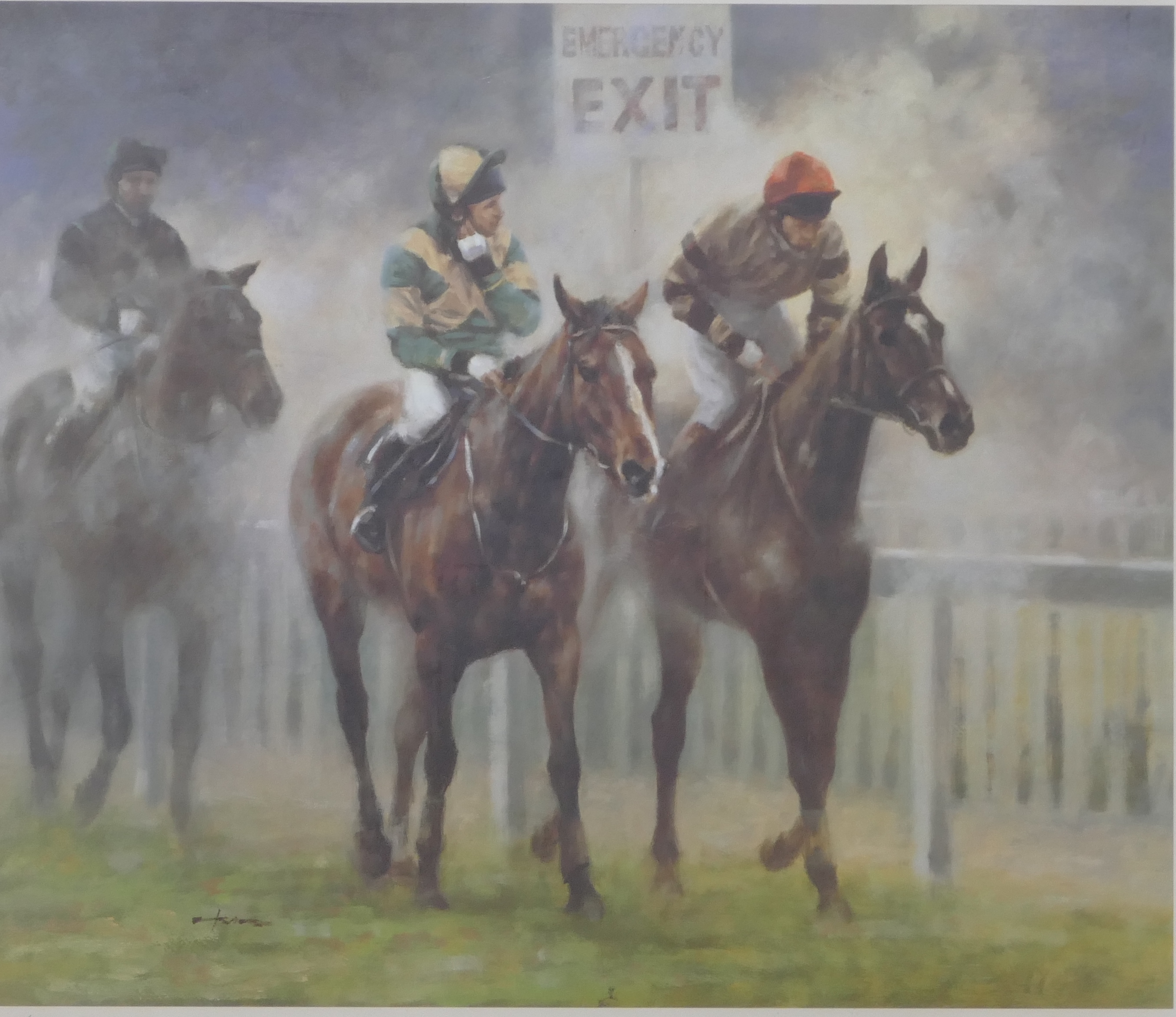 Graham Ison | Graham Isom signed limited edition coloured racing print ...