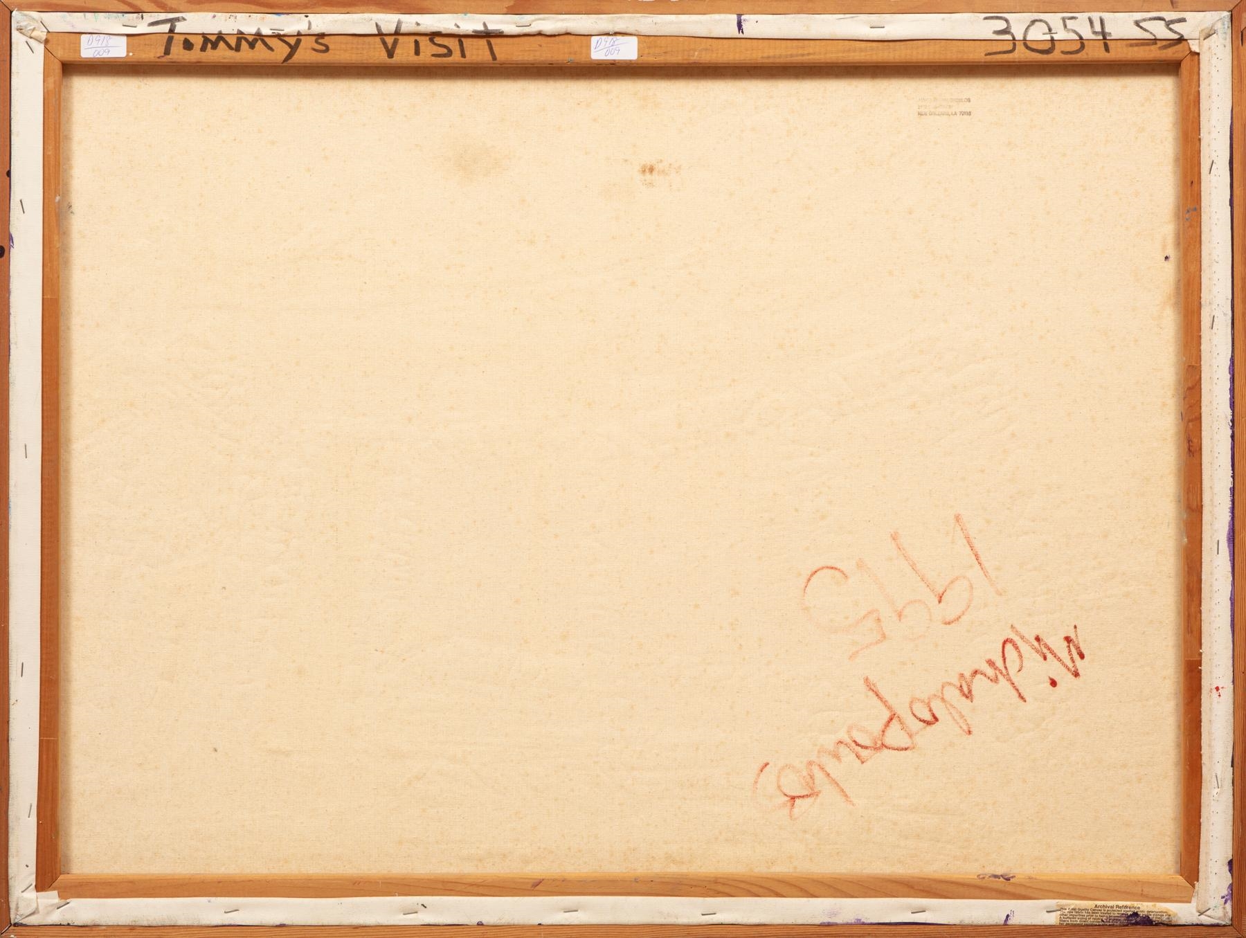 Artwork by James Michalopoulos, Tommy's Visit, Made of oil on canvas