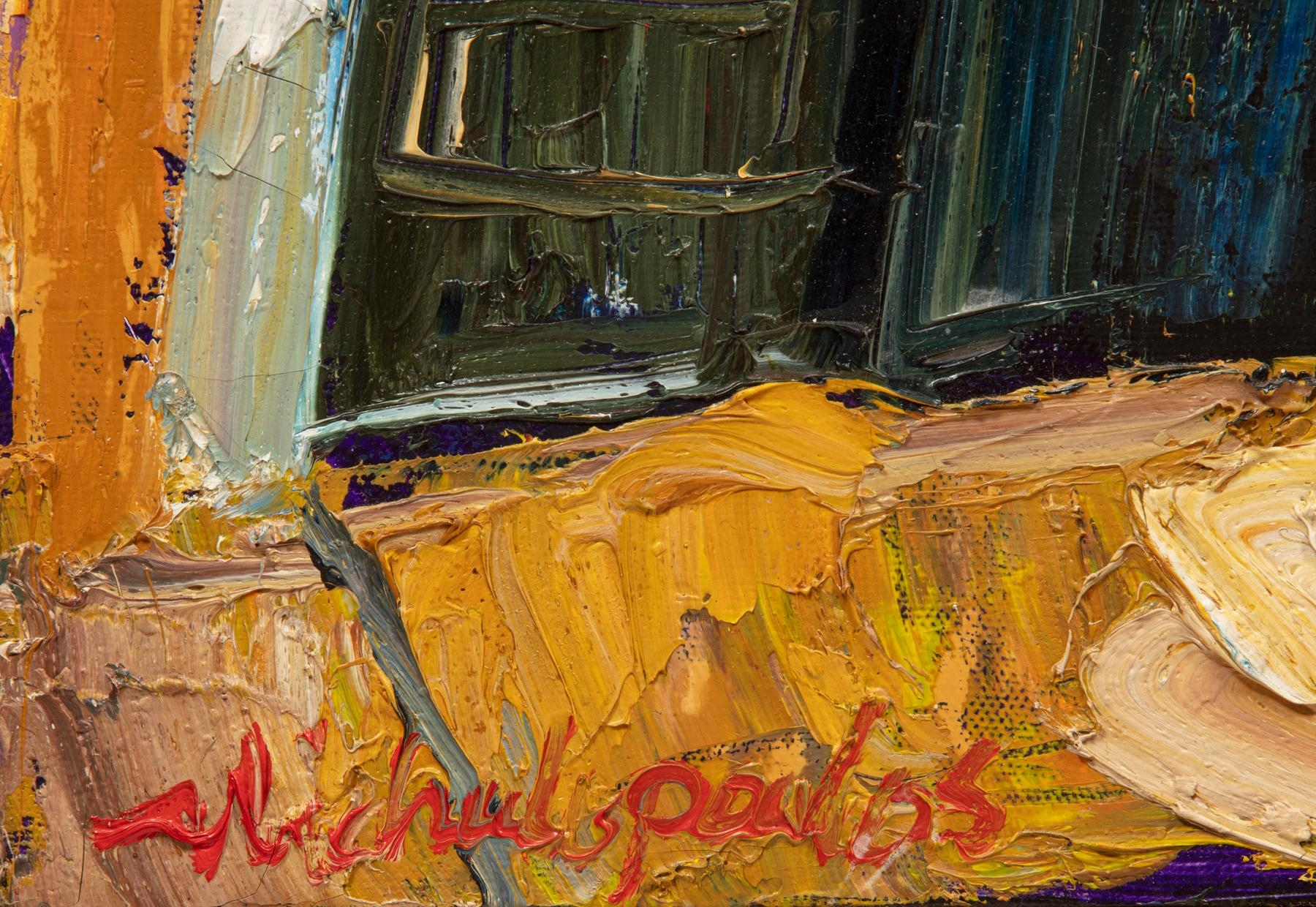 Artwork by James Michalopoulos, Tommy's Visit, Made of oil on canvas