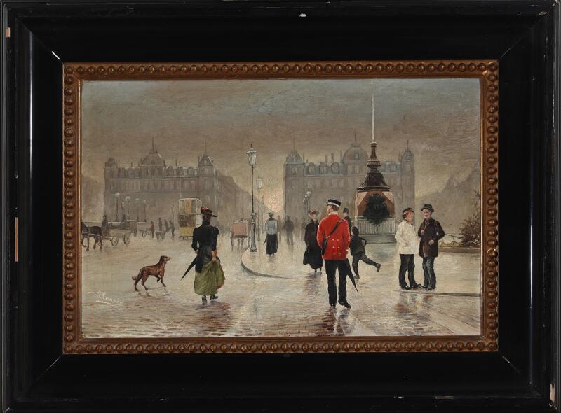 Danish School, 19th Century | View from the corner of Sortedam ...