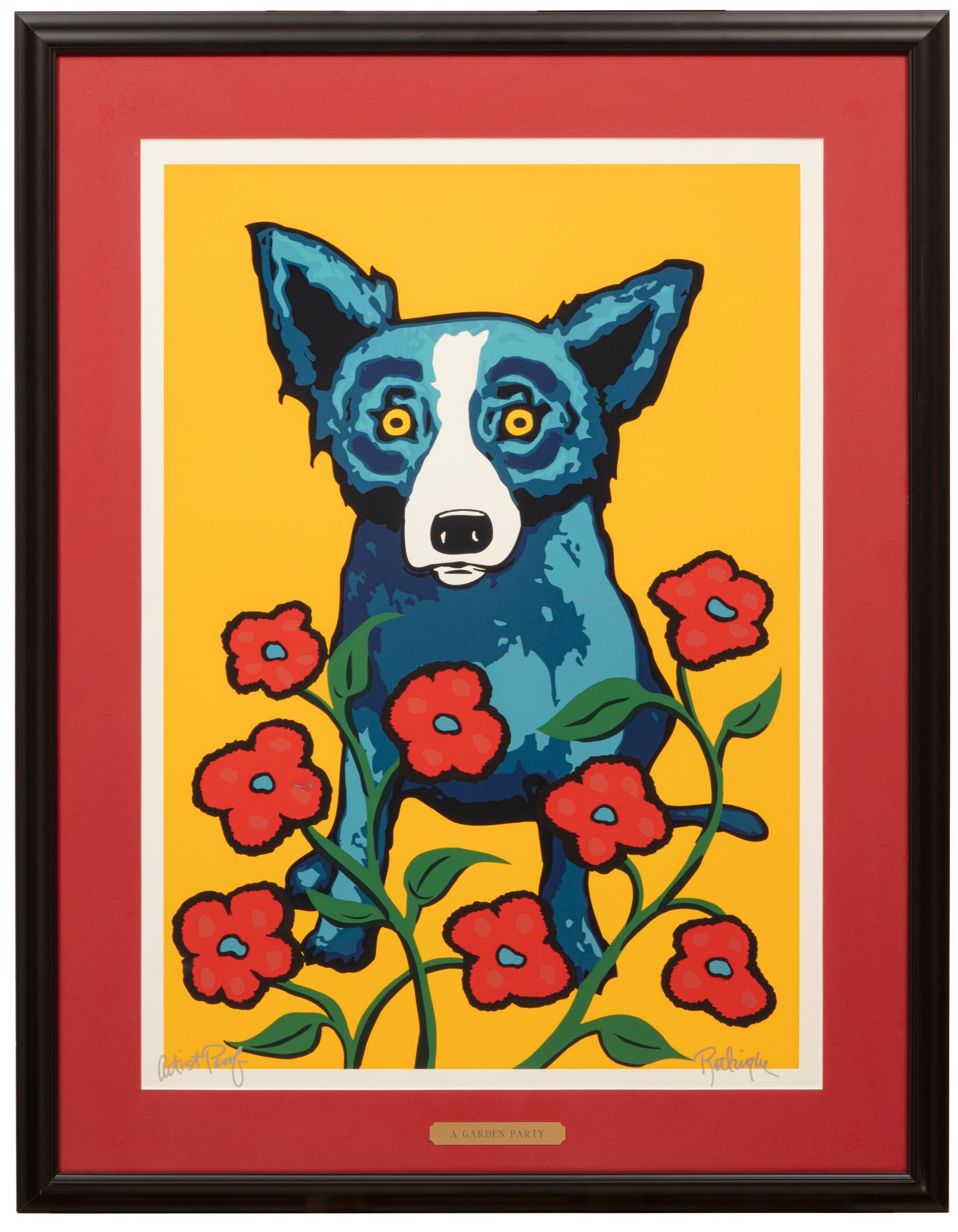 George Rodrigue | A Garden Party (1998) | MutualArt