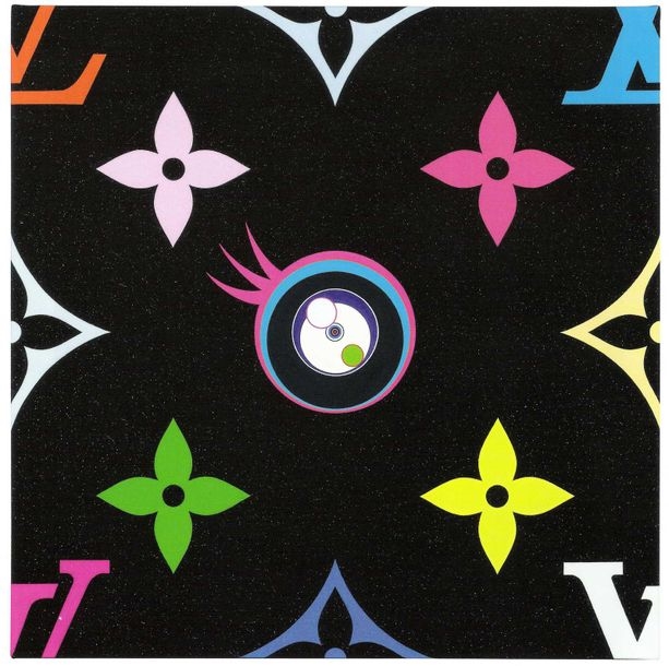 Art Reproductions Pop Art Eye Love Monogram by Takashi Murakami