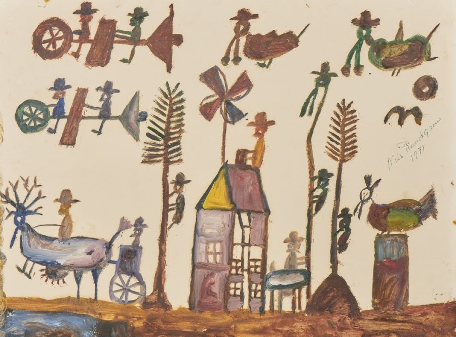 Artwork by Nils Rundgren, Untitled, Made of Mixed media