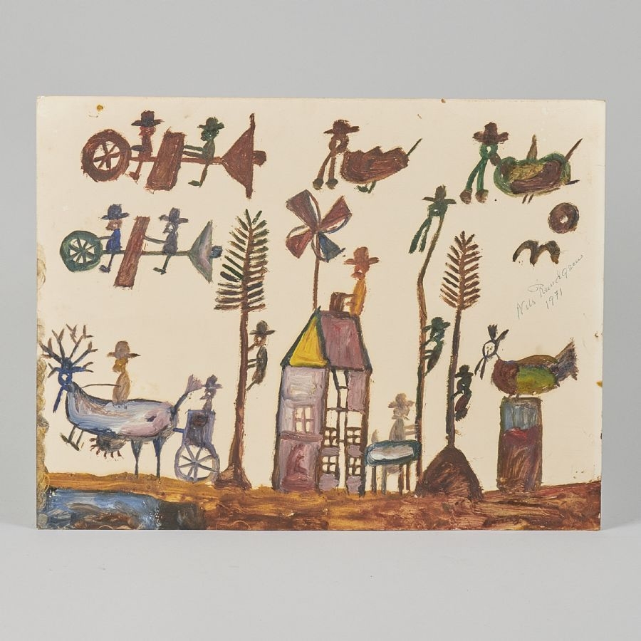 Artwork by Nils Rundgren, Untitled, Made of Mixed media