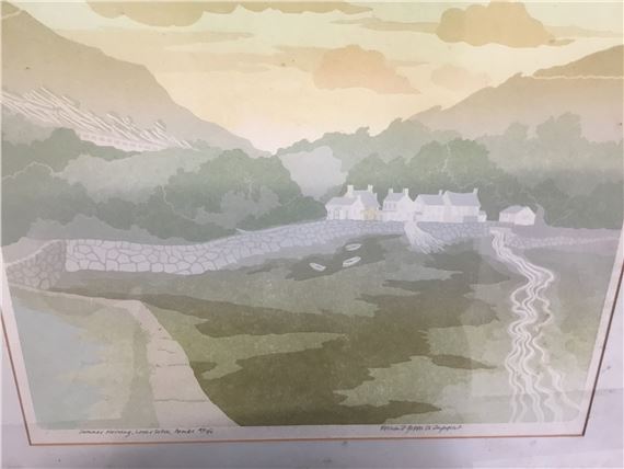 Bernard Leslie Green | Bernard Green signed impressit colour print ...