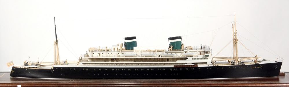 Santa Rosa | CASED SHIP MODEL - Builder's Waterline Model (1932 ...