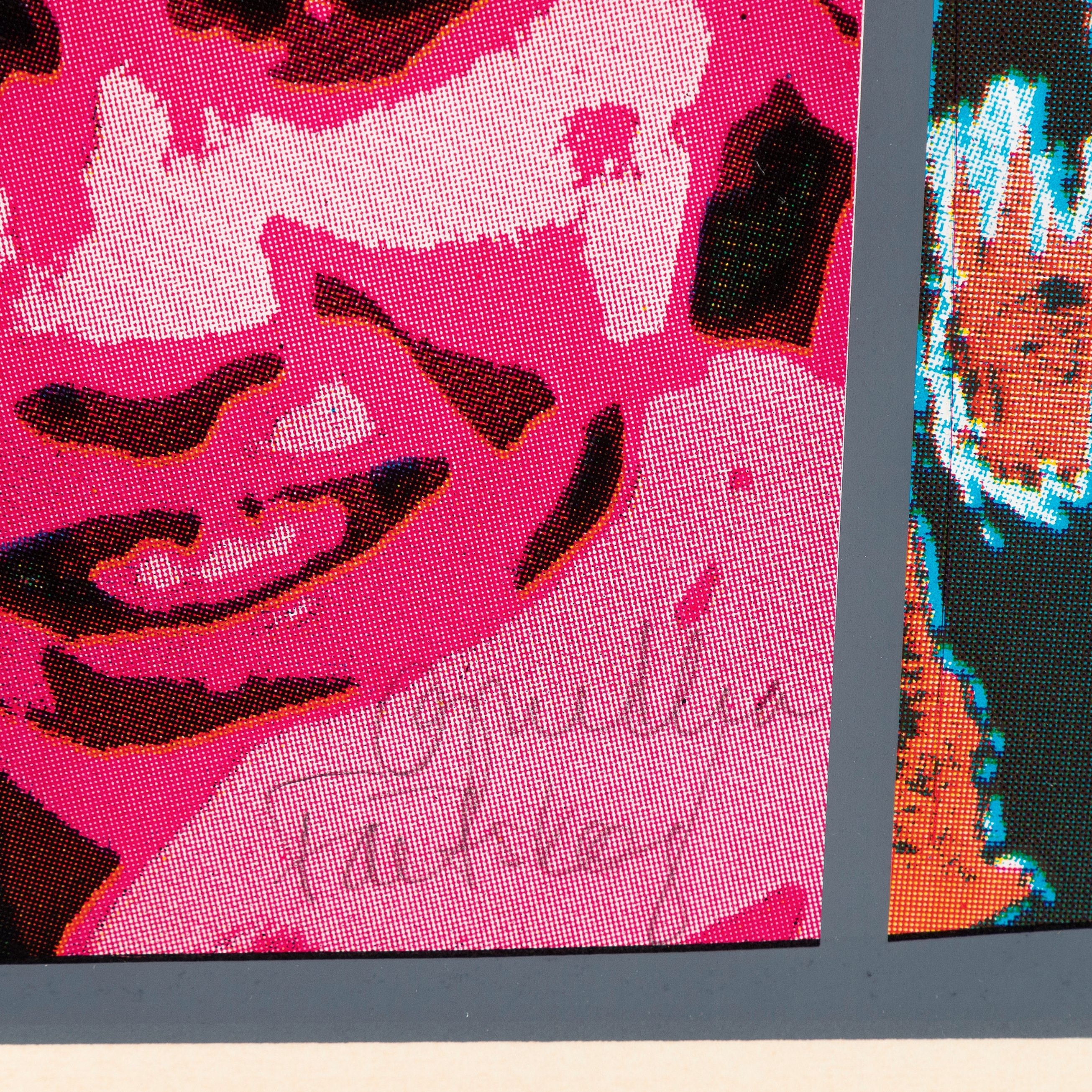 Artwork by Ture Sjölander, "ABBA", Made of Silkscreen in color