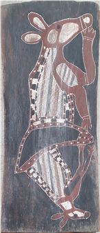 Kangaroo Under the Rock', or 'Kangaroo and Reflection' - Jack Docherty