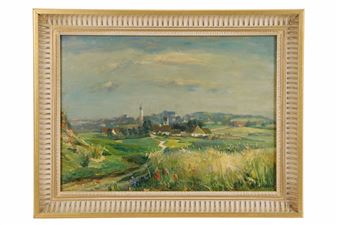 "Blick auf Deutenhausen im Landkreis Dachau" - Richard Huber